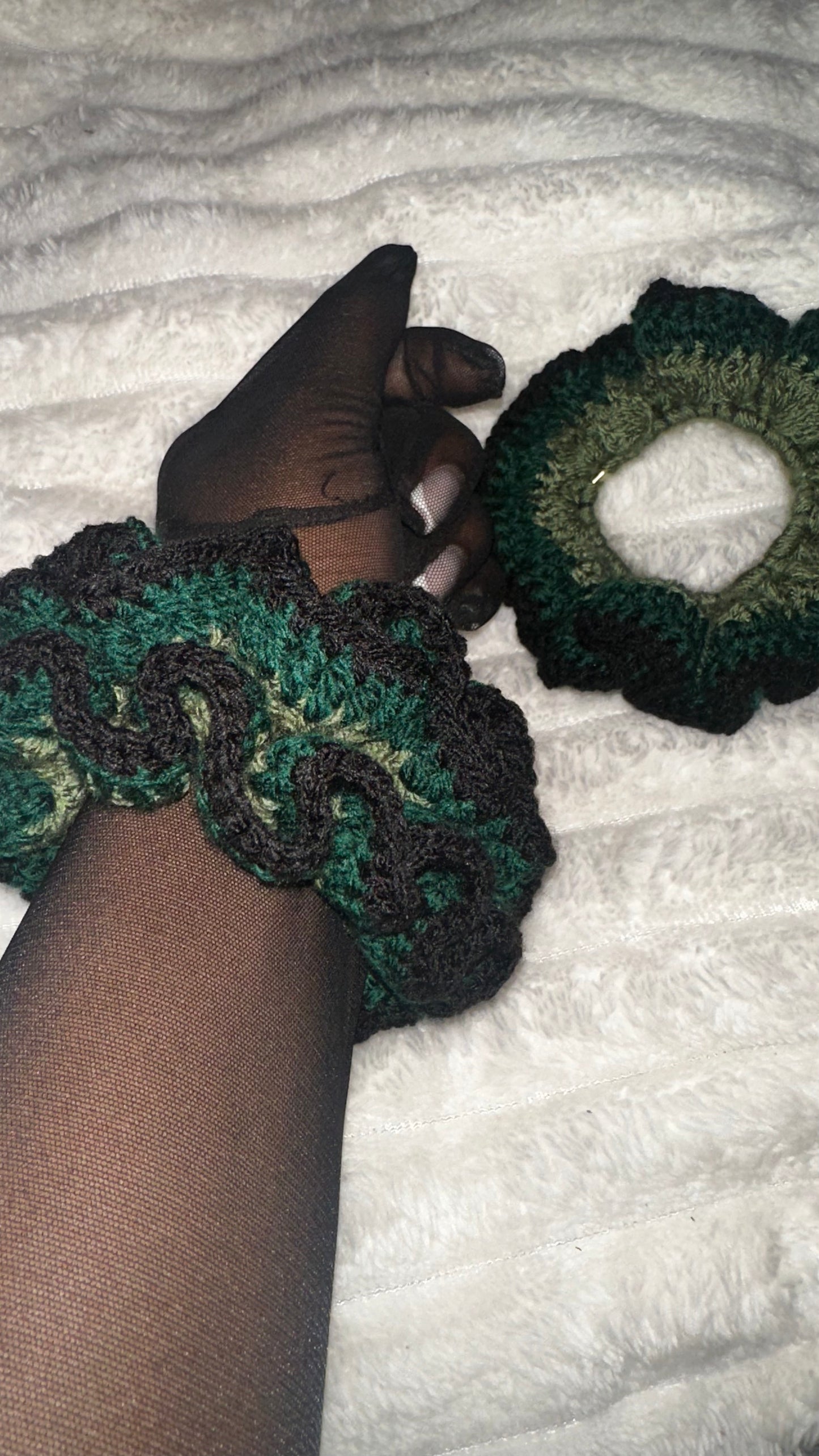 Ombre Green and Black