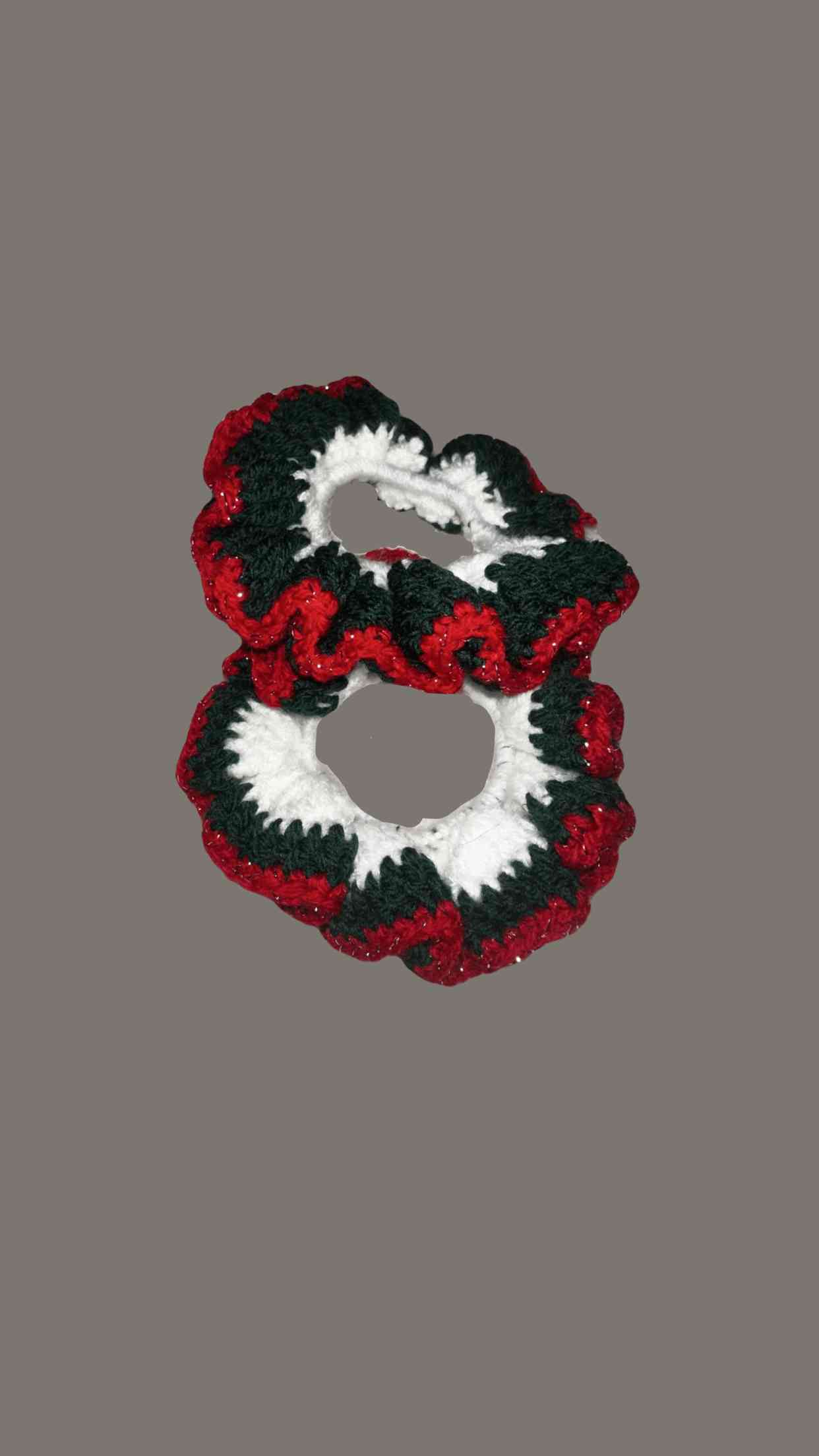 Christmas Scrunchies- Emerald- green Limited edition